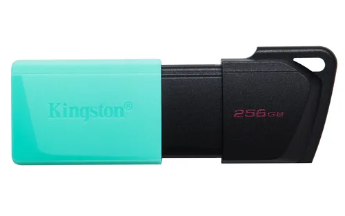 MEMORIA FLASH USB KINGSTON DATA TRAVELER EXODIA M 256GB GEN 1 3.2 GEN 1 C/TAPA MVIL NEGRO VERDE OCEAN DTXM/256GB