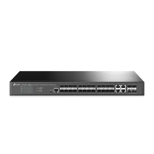 SWITCH TP-LINK SG3428XF GIGABIT ADMINISTRABLE 24 PUERTOS SFP L2 4 RANURAS 10GE SFP