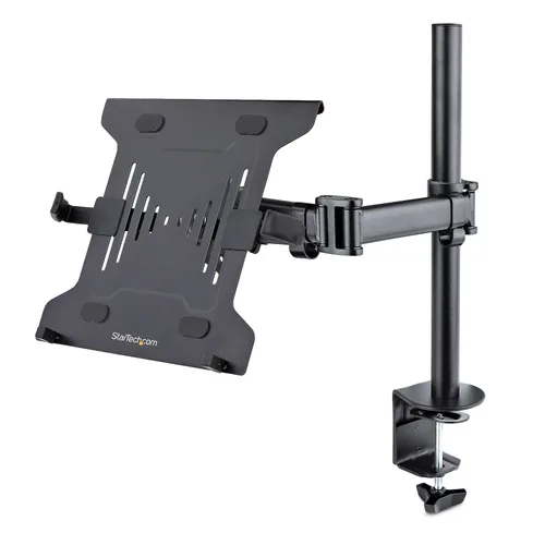 Soportes Y Bases P/Tv/ Proyectores/DVD/Consolas/Bocinas/Pantallas/Monotores STARTECH.COM Soporte De Montaje Para Laptop - Vesa De Monitor De 34 O Bandeja Ajustable Para Laptop - Grommet