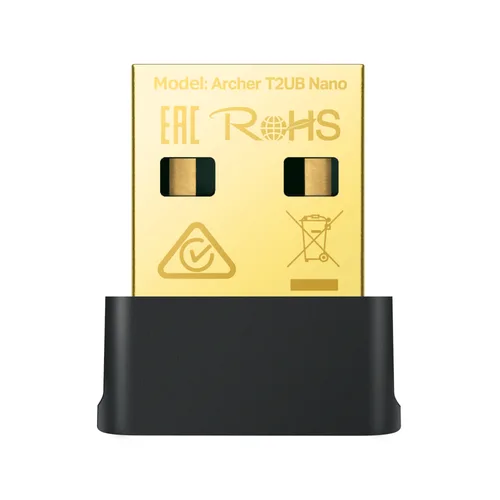 TARJETA DE RED | TP-LINK | ARCHER T2UB NANO | AC600 | WI-FI BLUETHOOT USB 4.2 / 2,4 GHZ 5 GHZ | COMPATIBLE CON WINDOWS 11/10/8.1/8/7