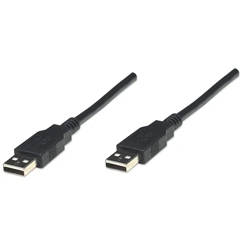 CABLE USB,MANHATTAN,306089, V2.0 A-A 1.8M, NEGRO