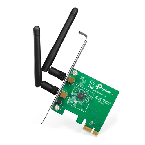 TARJETA DE RED | TP-LINK |TL-WN881ND | PCI EXPRESS X1 | INALAMBRICA 2 ANTENAS DESMONTABLES | BRACKET BAJO PERFIL | 300 MBPS