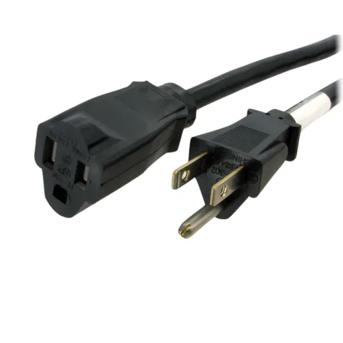 CABLE DE ALIMENTACIN 1M - EXTENSION DE ALIMENTACION,NEMA 5-15R A NEMA 5-15P, 13A 125V, 16AWG, CABLE DE EXTENSION DE CORRIENTE - STARTECH.COM MOD. PAC1013