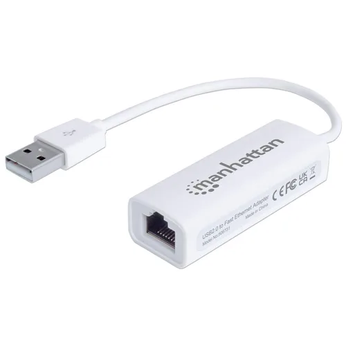 TARJETA RED,MANHATTAN,506731, 10/100 USB V2.0 MH