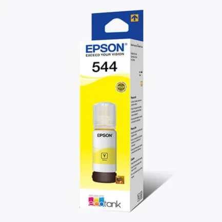 CARTUCHO EPSON MODELO T544 AMARILLO, TINTA DYE, PARA L1210, L3210, L3250, L3110, L3150, L5190