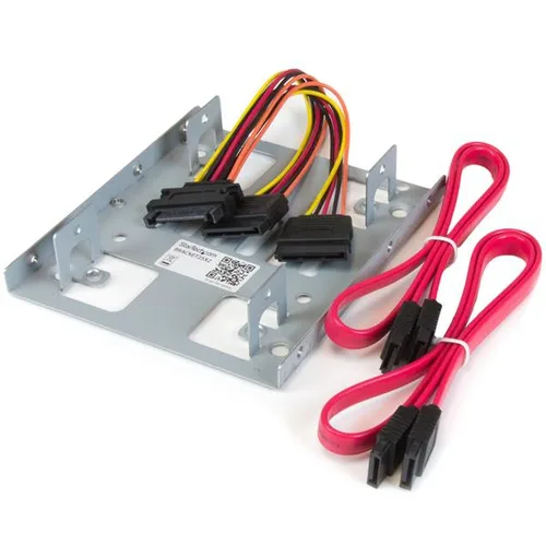 BRACKET DE MONTAJE PARA 2 UNIDADES DE DISCO DURO HDD DE 2.5 A BAHÍA DE 3.5 PULGADAS - STARTECH.COM MOD. BRACKET25X2