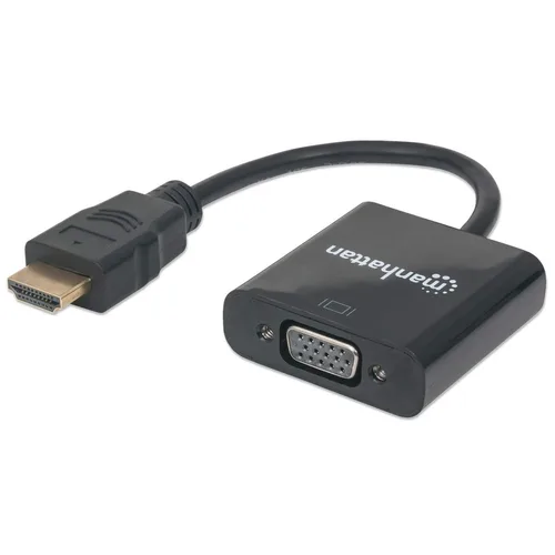 CONVERTIDOR,MANHATTAN,151467, VIDEO HDMI A SVGA, BOLSA