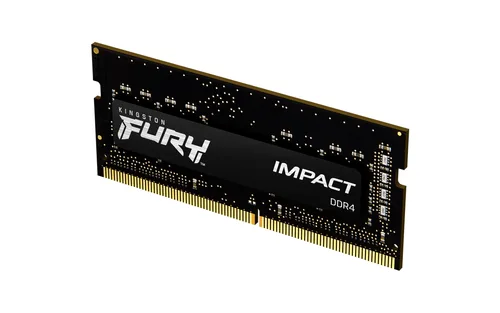 MEMORIA RAM KINGSTON SODIMM DDR4 8GB 3200MT/S FURY IMPACT BLACK CL20 260PIN 1.2V C/DIFUSOR DE CALOR P/LAPTOP KF432S20IB/8