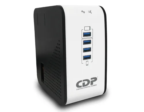 REGULADOR DE VOLTAJE CDP DE 1000VA/500W 8 CONT