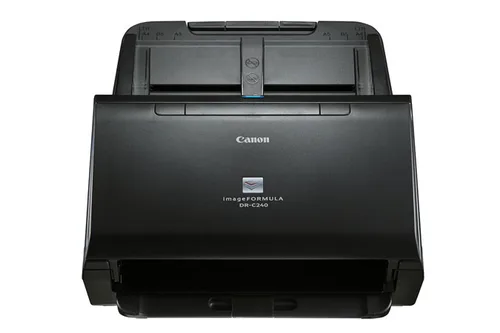 ESCANER CANON DR-C240, 45 PPM/90 IPM, 600 DPI, 24 BITS, USB, DUPLEX, ADF OFICIO, 4000 ESCANEOS DIARIOS