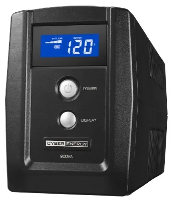 NO BREAK CYBERPOWER OM900ATLCD 900VA / 420W, INTERACTIVO, TORRE, 6 NEMA 5-15R, 3 RESPALDO Y 3 SUPRESION, 2 AÑOS DE GARANTA EN EQUIPO, 1 AÑO EN BATERIAS.