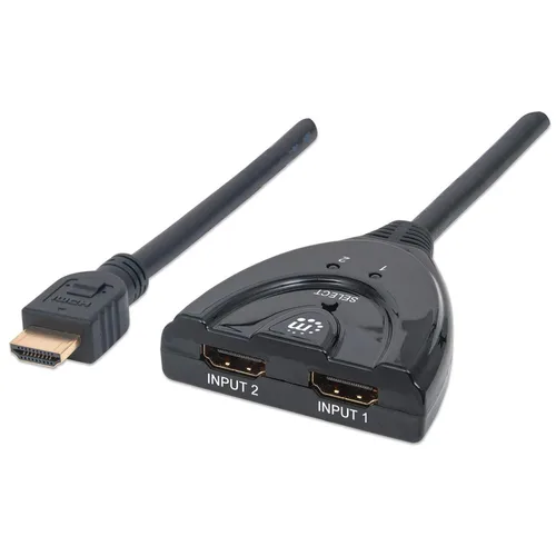 SWITCH ,MANHATTAN,207416,HDMI 1.3, 2 ENTRADAS : 1 SALIDA
