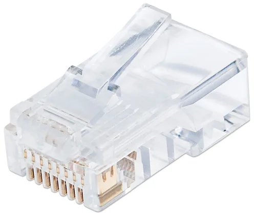 PLUG RJ45,INTELLINET,790512, CAT 5E UTP SOLIDO PRO 100 PZAS