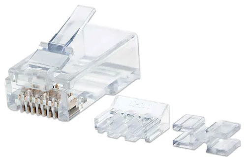 PLUG RJ45,INTELLINET,790550, CAT 6A UTP SOLIDO PRO 80 PZAS
