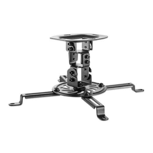 SOPORTE PROYECTOR,MANHATTAN,461184, P/TECHO  BASICO 13.5KG, NEGRO