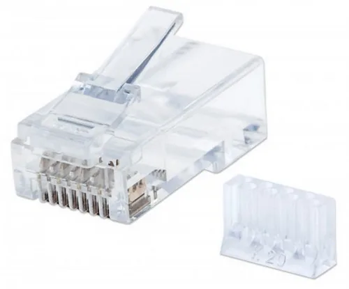 PLUG RJ45,INTELLINET,790611, CAT 6 UTP MULTIFILAR PRO 90 PZAS