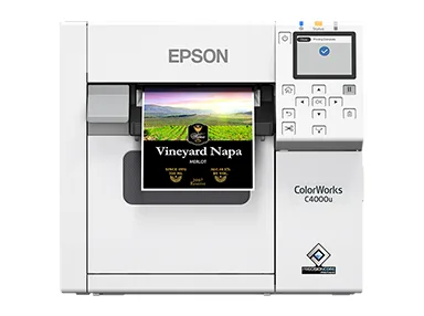 IMPRESORA DE ETIQUETAS EPSON COLORWORKS CW-C4000, USB, ETHERNET RED, CORTADOR AUTOMATICO
