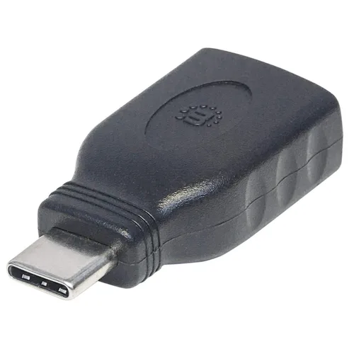 ADAPTADOR USB,MANHATTAN,354646,-C V3.1, CM-AH NEGRO