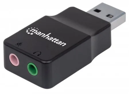 CONVERTIDOR USB,MANHATTAN,152754, 2.0 A TARJETA SONIDO 2.1
