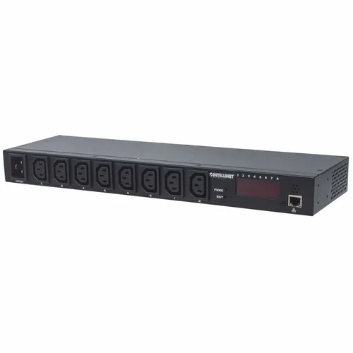 BARRA PDU,INTELLINET,163682,  8 CONT. GAB/RACK 19, 1U, INTELIGENTE CON MONITOREO