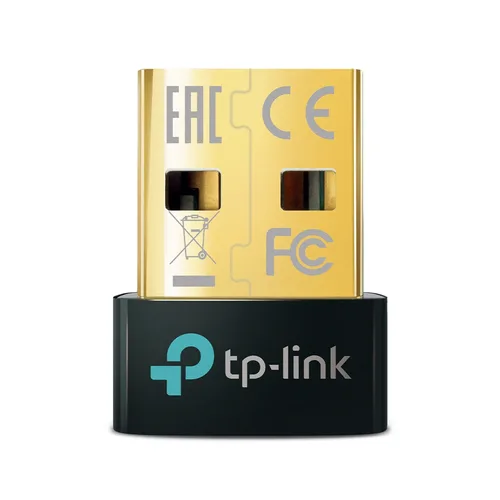 ADAPTADOR TP-LINK UB500 USB BLUETOOTH 5.0 COMPATIBLE CON VERSIONES V4.0 / 3.0 / 2.1 / 2.0 / 1.1 COMPATIBLE WIN 10 / 8.1 / 7