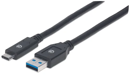 CABLE USB,MANHATTAN,354981,-C V3.1, C-A 3.0M NEGRO