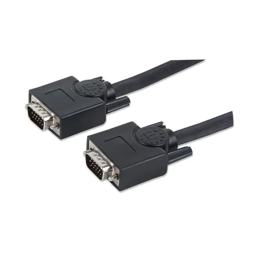 CABLE SVGA,MANHATTAN,372978, MONITOR 8MM HD15M-M  7.5M