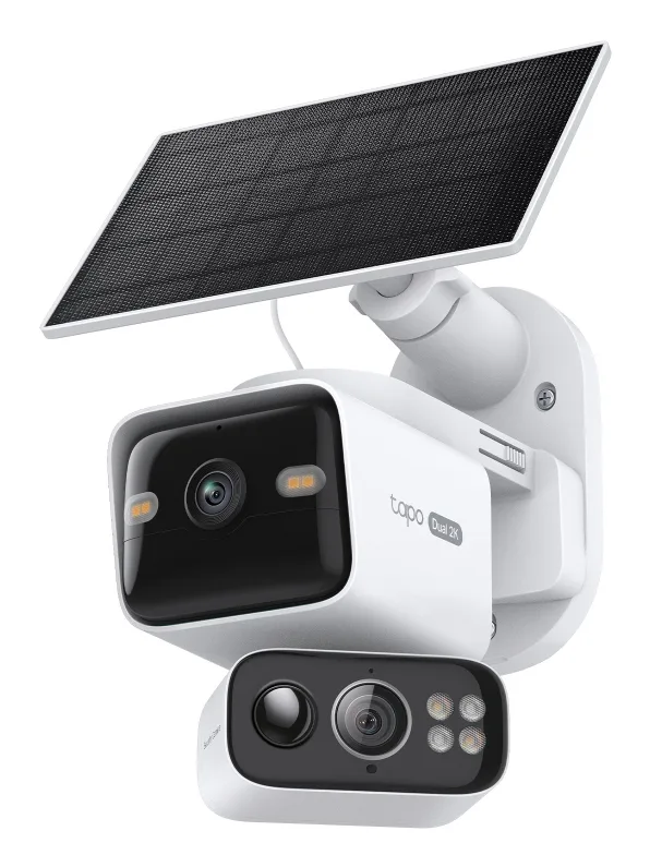 CAMARA DE SEGURIDAD TP LINK TAPO C645D KIT INTELIGENTE CON DOBLE LENTE 360º CON PANEL SOLAR