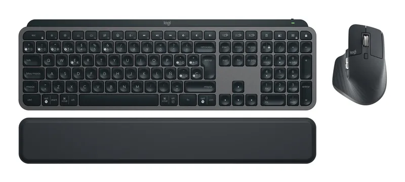 TECLADO Y MOUSE LOGITECH MX KEYS COMBO BUSINESS GEN 2 INALAMBRICO USB BOLT (ESPAÑOL) GRAFITO