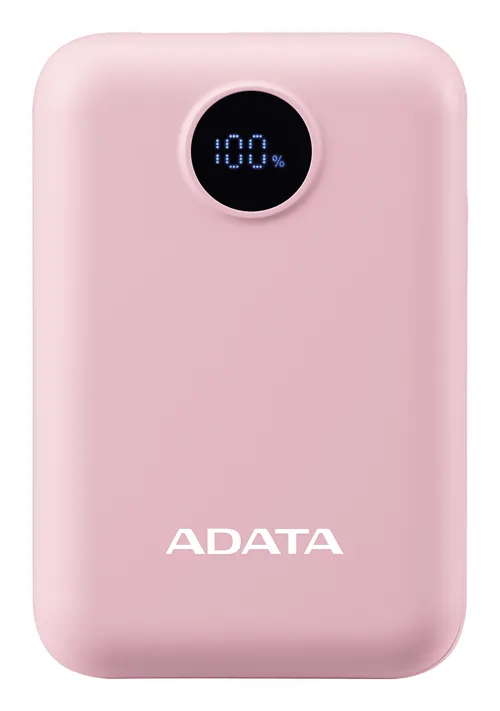 Accesorio Power Bank ADATA Power Bank C10022 10000MAH Entrada USB Tipo C Y USB Tipo A Rosa PC1002212PK