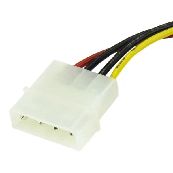 ADAPTADOR DE 15CM DE LARGO DE ALIMENTACION LP4 A SATA - 1X LP4 MACHO - 1X SATA DE PODER 15 PINES - STARTECH.COM MOD. SATAPOWADAP