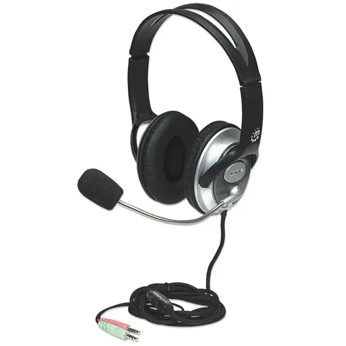 AUDIFONO DIADEMA,MANHATTAN,17555, C/MICROFONO V3 MEDIANO