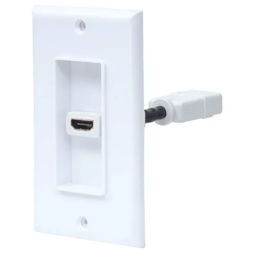 COPLE HDMI,MANHATTAN,771719, BLANCO CON FACEPLATE 1 PUERTO