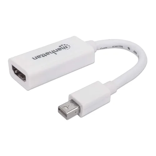 ADAPTADOR,MANHATTAN,322461, DISPLAYPORT MINI M A HDMI H 1080P