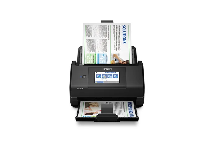 ESCANER EPSON WORKFORCE ES-580W, 35 PPM/70 IPM, 600 DPI, USB, WIFI, ADF, DUPLEX