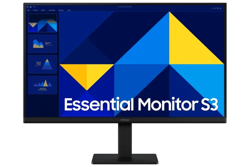 MONITOR LED SAMSUNG 27 PULGADAS /S3 S30GD ESSENTIAL/ FHD (1920 X 1080) / IPS / PLANO/HDMI/D-SUB/ 100HZ / NEGRO.