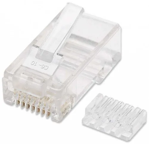 PLUG RJ45,INTELLINET,503006, CAT 6 UTP SOLIDO 100 PZAS