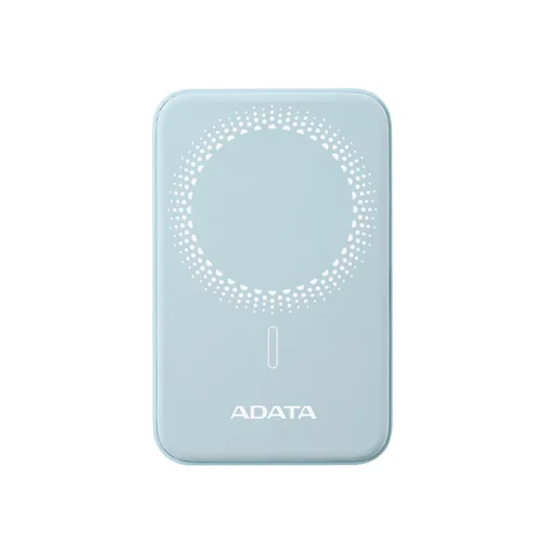 BATERIA DE RESPALDO ADATA POWER BANK MAGNÉTICO R050 5000 MAH USB -C CARGA INALÁMBRICA COLOR AZUL (PR050-11LB)