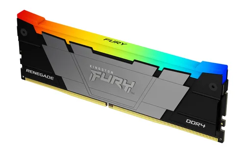 MEMORIA RAM KINGSTON DIMM DDR4 16GB 3600MT/S FURY RENEGADE BLACK XMP RGB CL16 288PIN 1.35V C/DISIPADOR DE CALOR P/PC/GAMER/ALTO RENDIMIENTO KF436C16RB12A/16