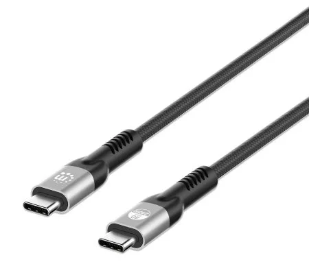 Cables Cable USB MANHATTAN ,356374, V4 THUNDERBOLT4, C-C 1.0M 8K 240W Negro