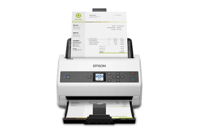 ESCANER EPSON WORKFORCE DS-870, 65 PPM/130 IPM, 600 DPI, 30 BITS, USB, ADF, DUPLEX