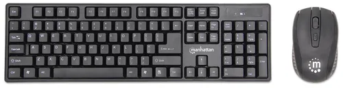 TECLADO Y MOUSE,MANHATTAN,178990, ÓPTICO INALAMBRICO, COMBO