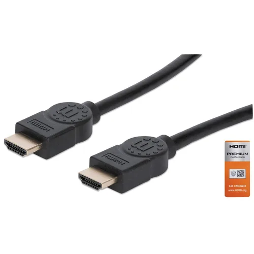 CABLE HDMI,MANHATTAN,355360, 2.0 PREMIUM M-M 5.0M