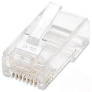 PLUG RJ45,INTELLINET,502344, CAT 6 UTP MULTIFILAR 100 PZAS