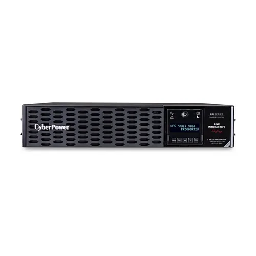 NO BREAK CYBERPOWER PR3000RT2U 3000VA / 3000W, RACK /TORRE, 2U, 8 NEMA 5-20R 1 NEMA L5-30R, SENOIDAL PURA, GARANTA 3 AÑOS, INCLUYE BATERA.