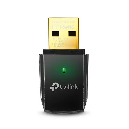 TARJETA DE RED | TP-LINK | ARCHER T2U | USB | DUAL BAND AC600 | 5GHZ 433MBPS O 2.4GHZ | 150MBPS