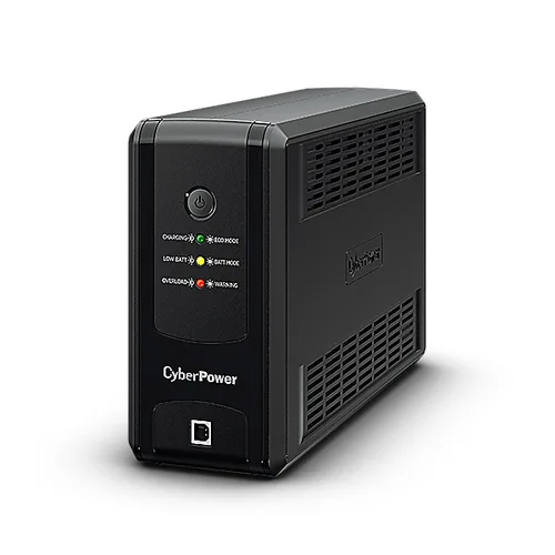NO BREAK CYBERPOWER (UT750GU) 750VA / 375W, INTERACTIVO, INDICADORES LED, 8 NEMA 5-15R 4 RESPALDO / 4 SUPRESIÓN Y REGULACIÓN, TORRE, PUERTO USB, GREEN POWER, 2 AÑOS EN EQUIPO, 1 AÑO EN BATERÍA.