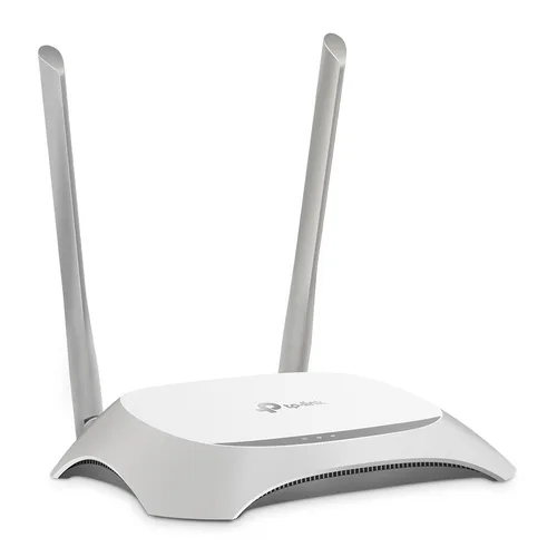 ROUTER TP-LINK TL-WR840N INALAMBRICO 300MBPS MMF, AP, REPETIDOR WISP 4 LAN 10/100 1 WAN 10/100 2 ANTENAS FIJAS EXTERNAS