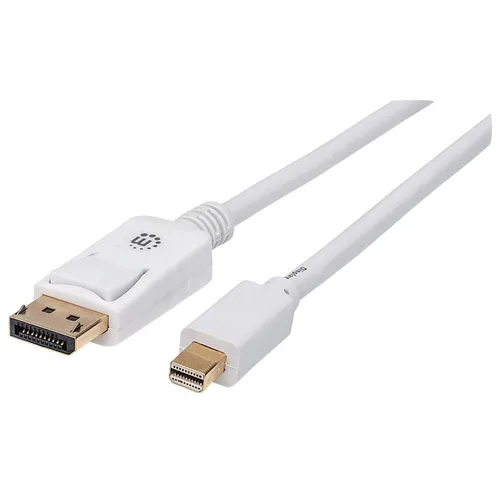 CABLE DISPLAYPORT,MANHATTAN,324748, - MINIDP M-M  2.0M BLANCO