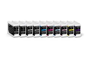 Consumible Cartucho EPSON Modelo T770 Ultrachrome Pro 10 Cyan, Para Plotter P700 (25ML)